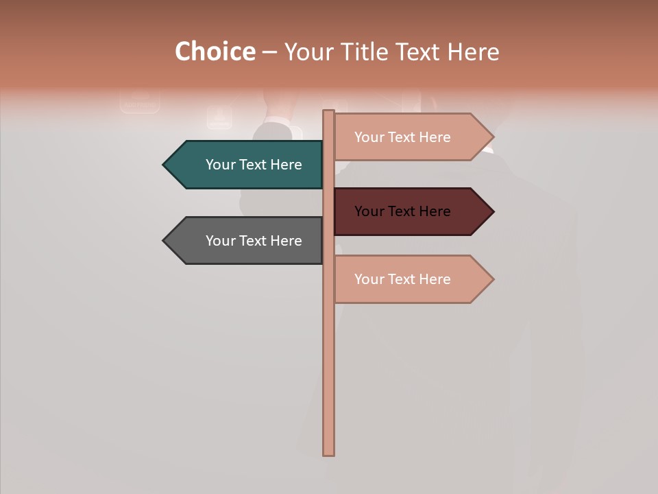 Future E Mail Symbol PowerPoint Template