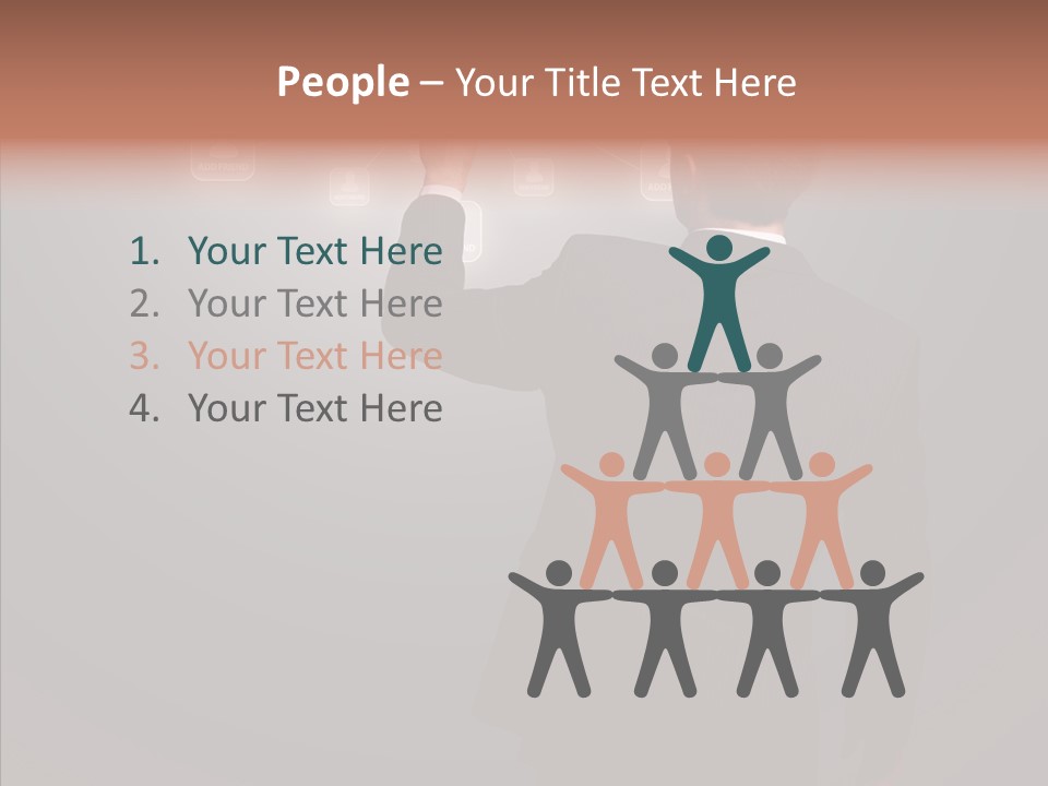 Future E Mail Symbol PowerPoint Template