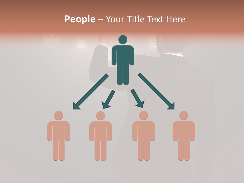 Future E Mail Symbol PowerPoint Template