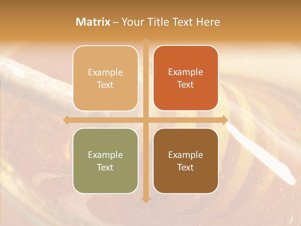 Sweetener Nature Dinner PowerPoint Template