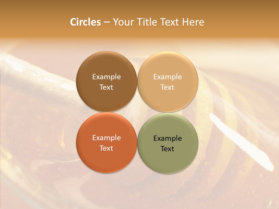 Sweetener Nature Dinner PowerPoint Template