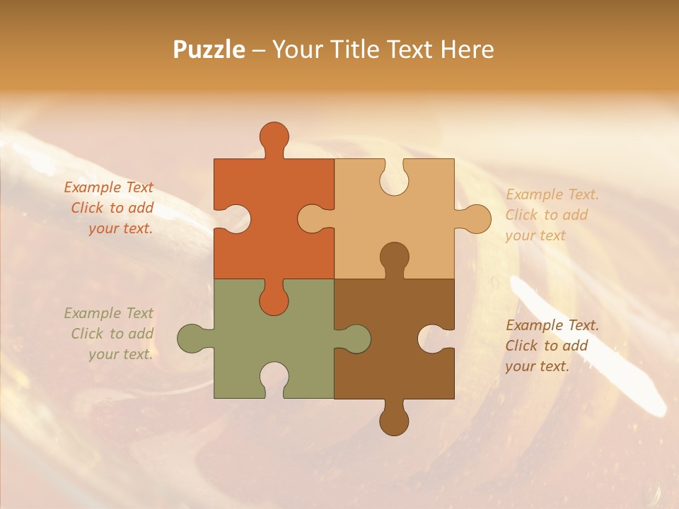 Sweetener Nature Dinner PowerPoint Template