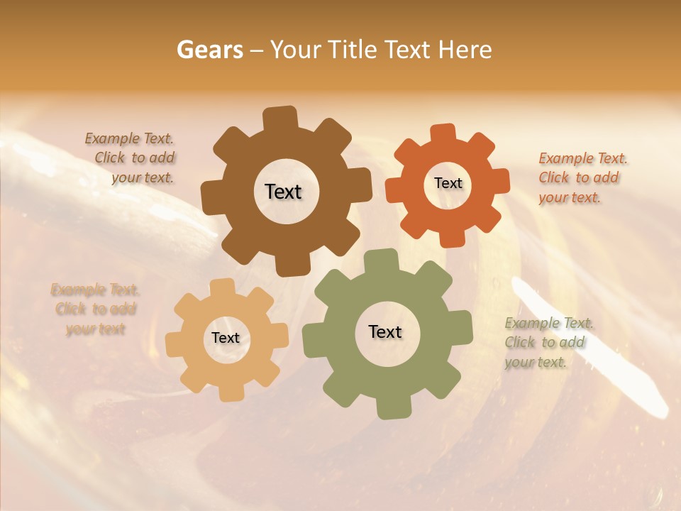 Sweetener Nature Dinner PowerPoint Template