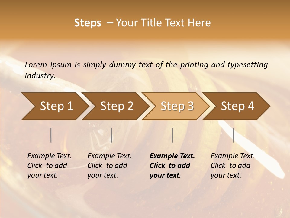 Sweetener Nature Dinner PowerPoint Template