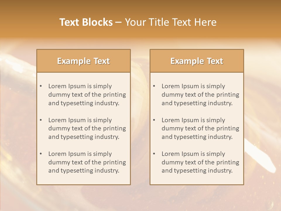 Sweetener Nature Dinner PowerPoint Template