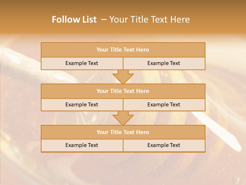 Sweetener Nature Dinner PowerPoint Template