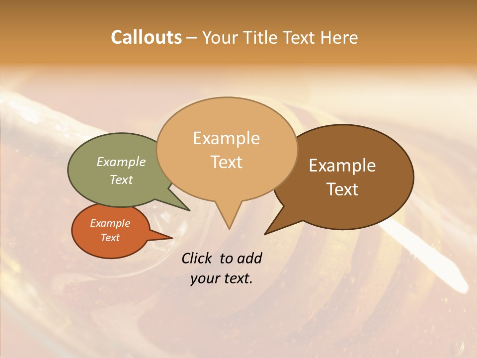 Sweetener Nature Dinner PowerPoint Template