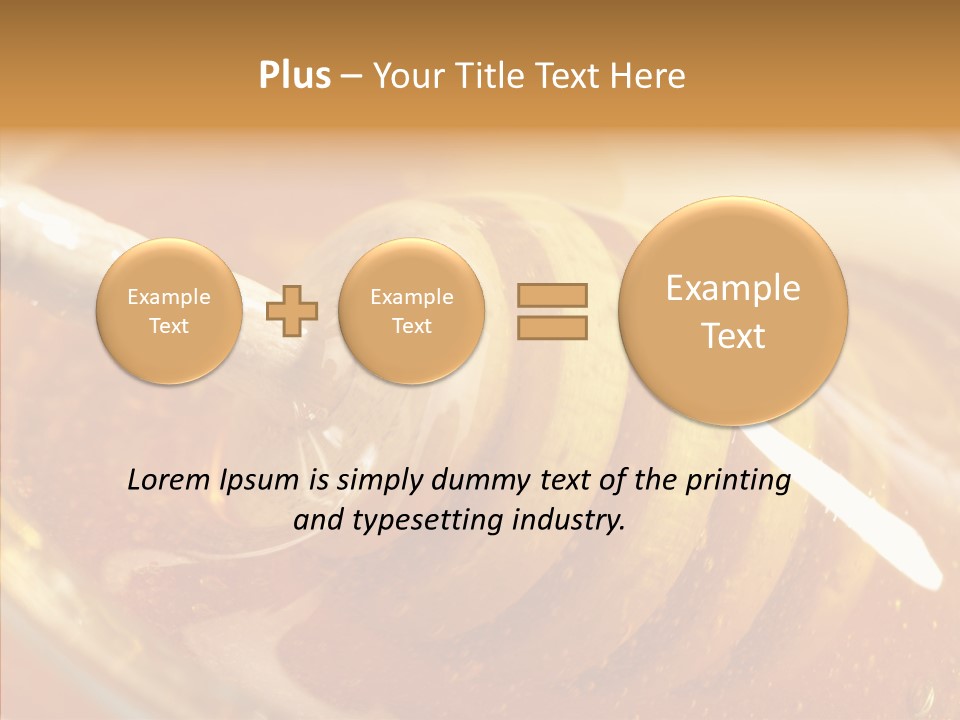 Sweetener Nature Dinner PowerPoint Template