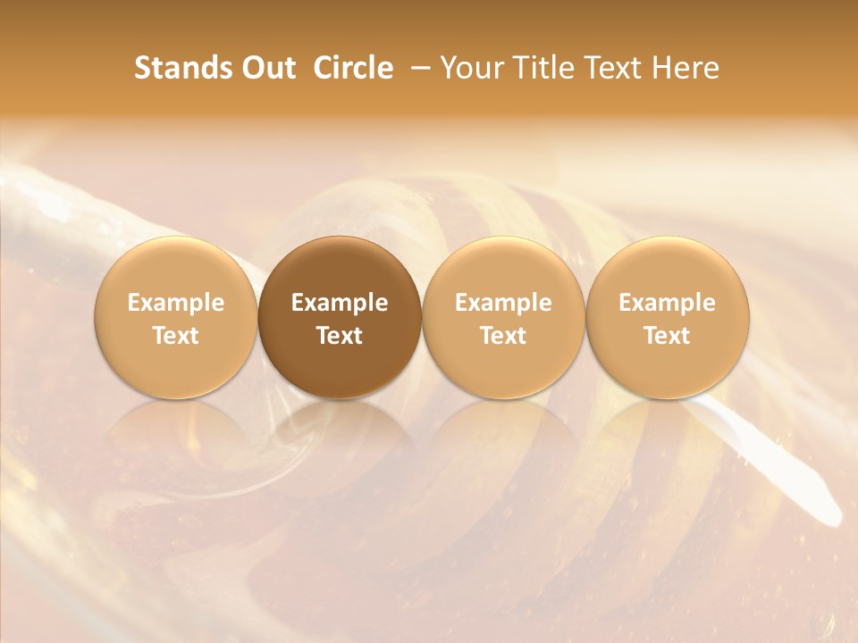 Sweetener Nature Dinner PowerPoint Template