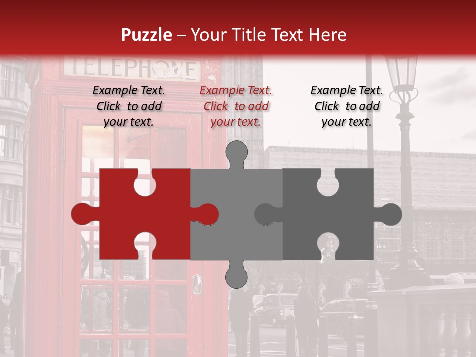 Landmark Telephone Europe PowerPoint Template