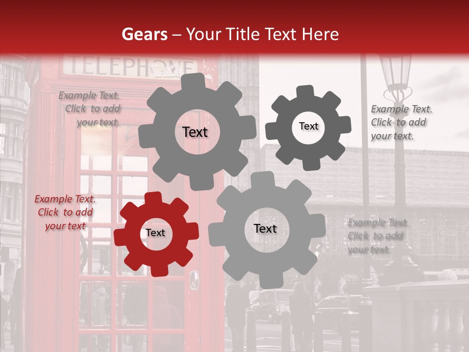 Landmark Telephone Europe PowerPoint Template