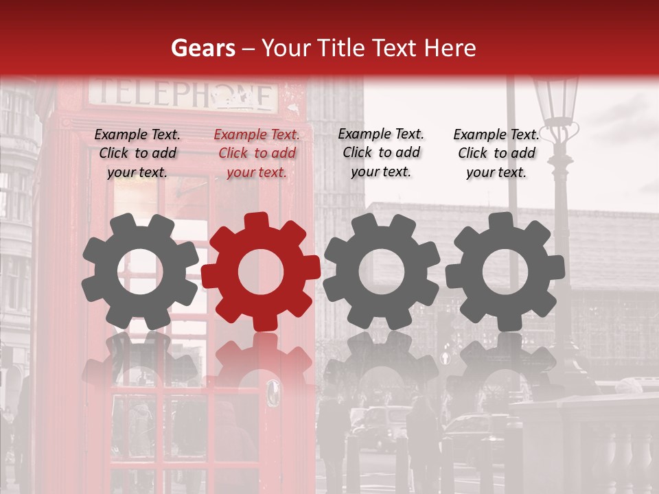 Landmark Telephone Europe PowerPoint Template