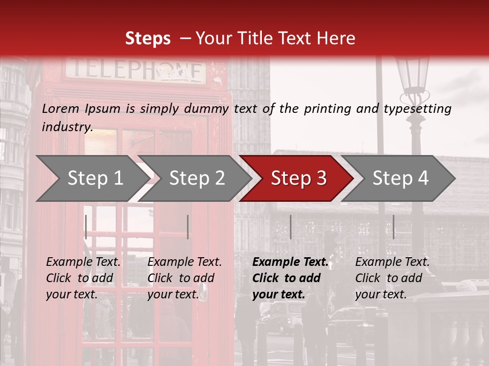 Landmark Telephone Europe PowerPoint Template