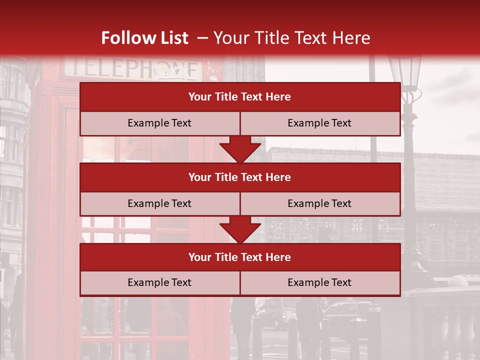 Landmark Telephone Europe PowerPoint Template
