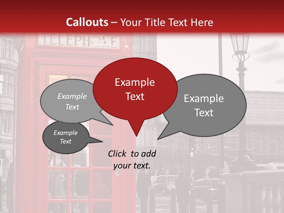 Landmark Telephone Europe PowerPoint Template
