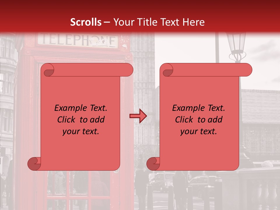Landmark Telephone Europe PowerPoint Template