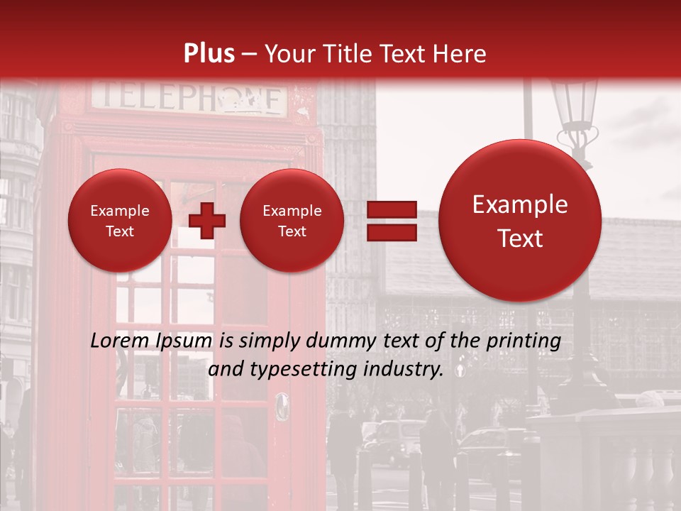 Landmark Telephone Europe PowerPoint Template