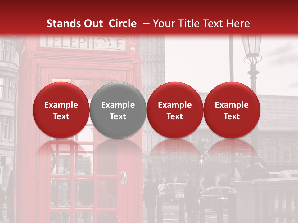 Landmark Telephone Europe PowerPoint Template