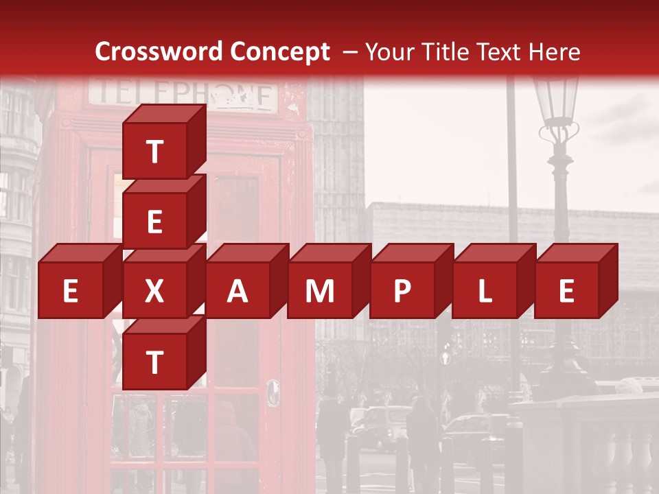 Landmark Telephone Europe PowerPoint Template