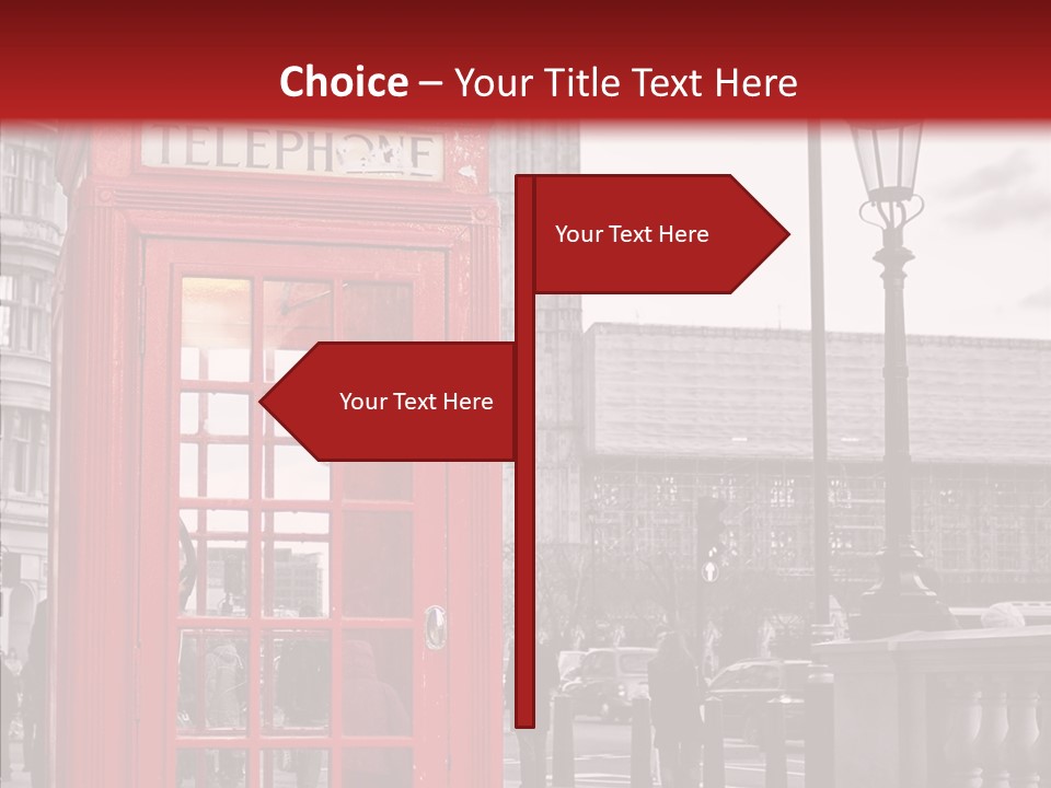 Landmark Telephone Europe PowerPoint Template
