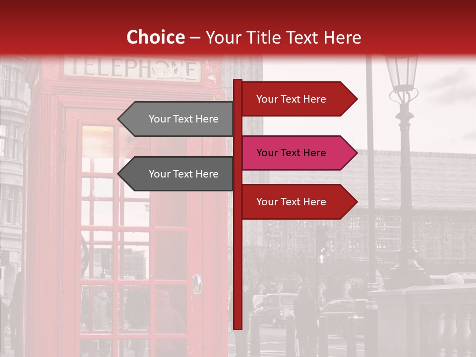 Landmark Telephone Europe PowerPoint Template