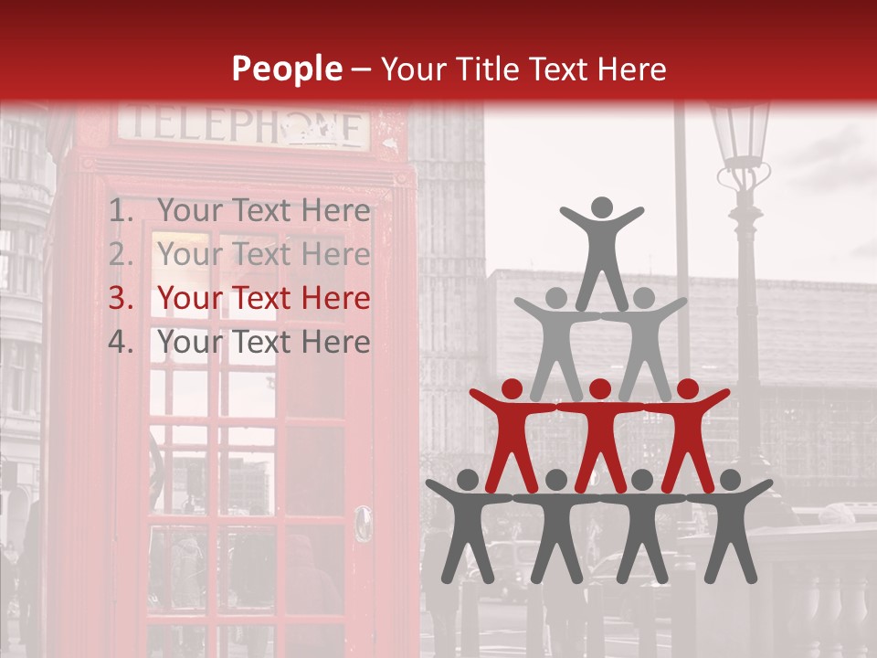 Landmark Telephone Europe PowerPoint Template