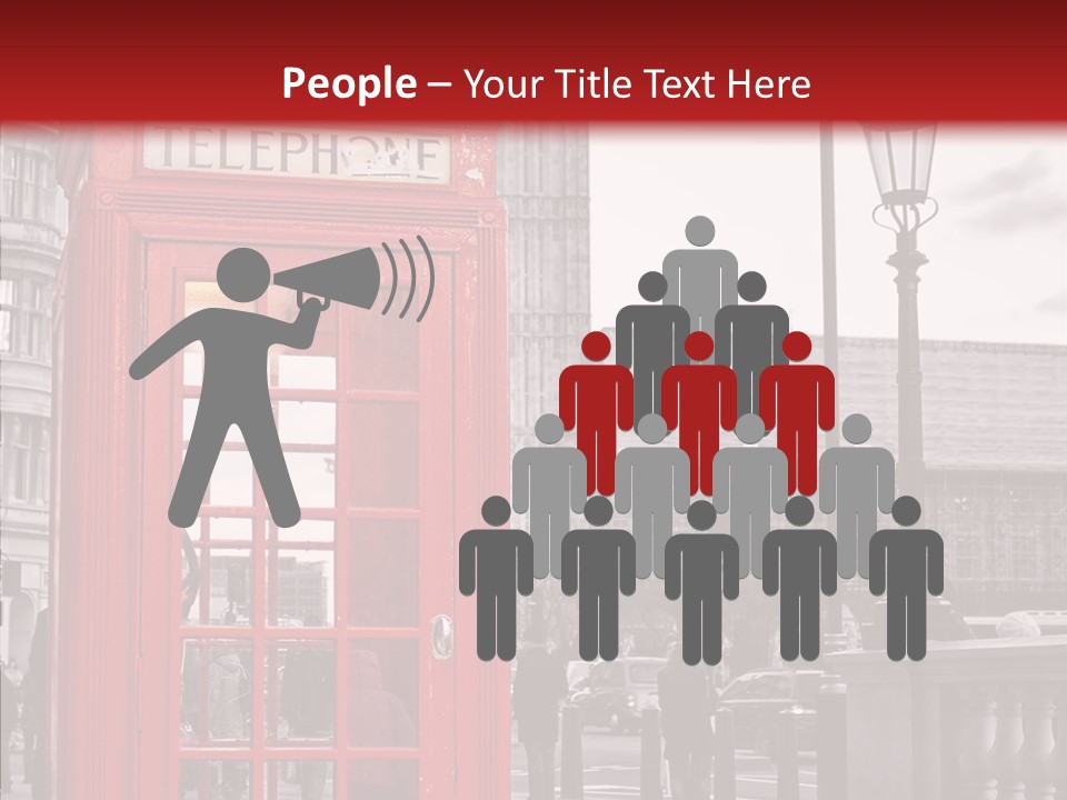 Landmark Telephone Europe PowerPoint Template