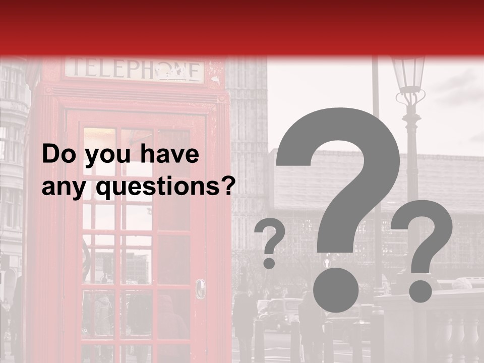 Landmark Telephone Europe PowerPoint Template