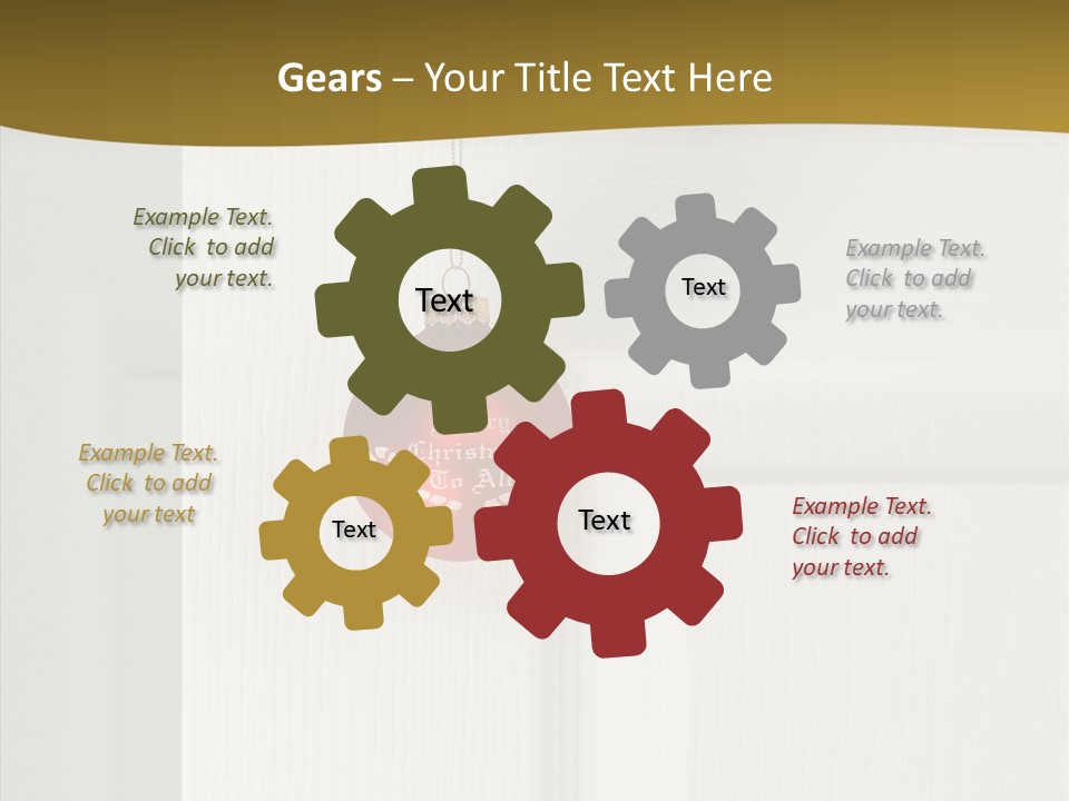 Tree Inside Gift PowerPoint Template