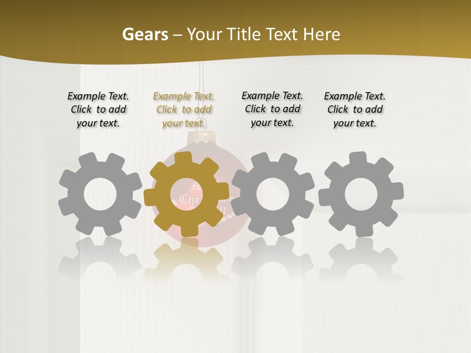 Tree Inside Gift PowerPoint Template