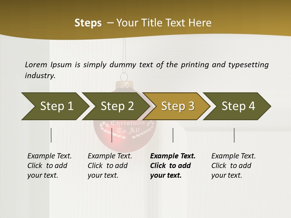 Tree Inside Gift PowerPoint Template