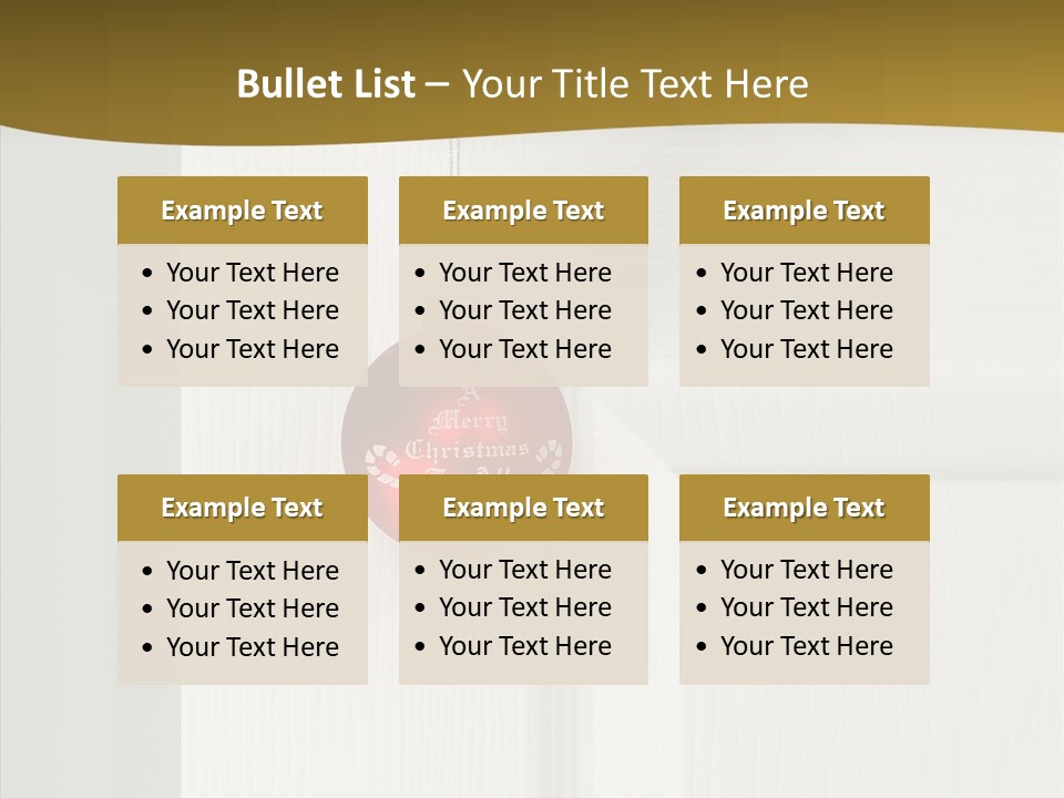 Tree Inside Gift PowerPoint Template