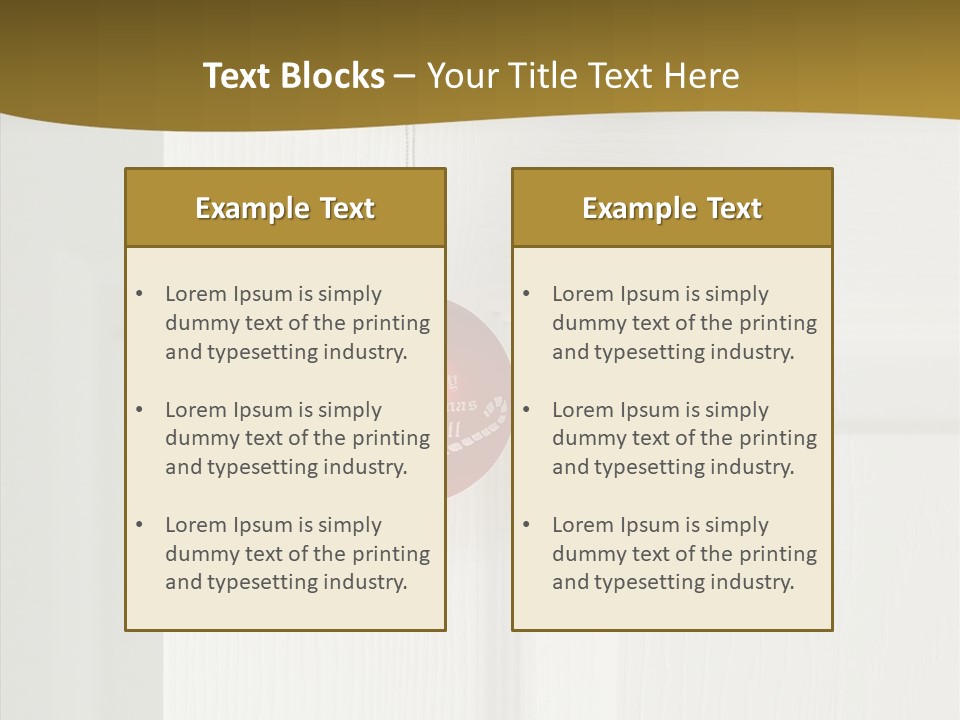 Tree Inside Gift PowerPoint Template