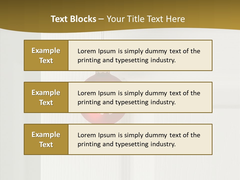 Tree Inside Gift PowerPoint Template