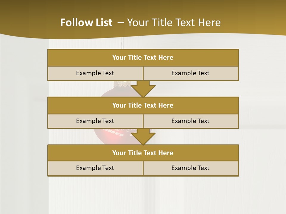 Tree Inside Gift PowerPoint Template