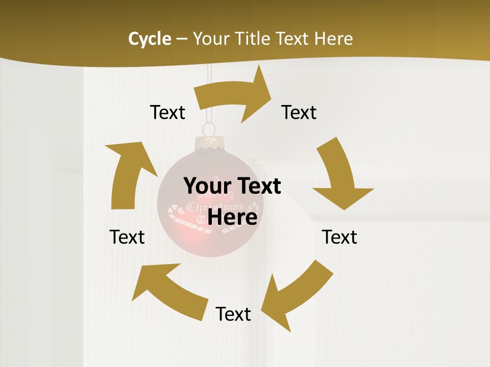 Tree Inside Gift PowerPoint Template