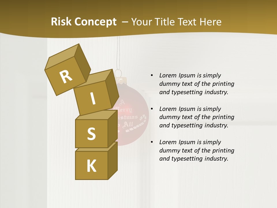 Tree Inside Gift PowerPoint Template