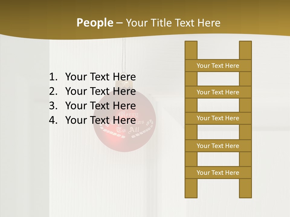 Tree Inside Gift PowerPoint Template