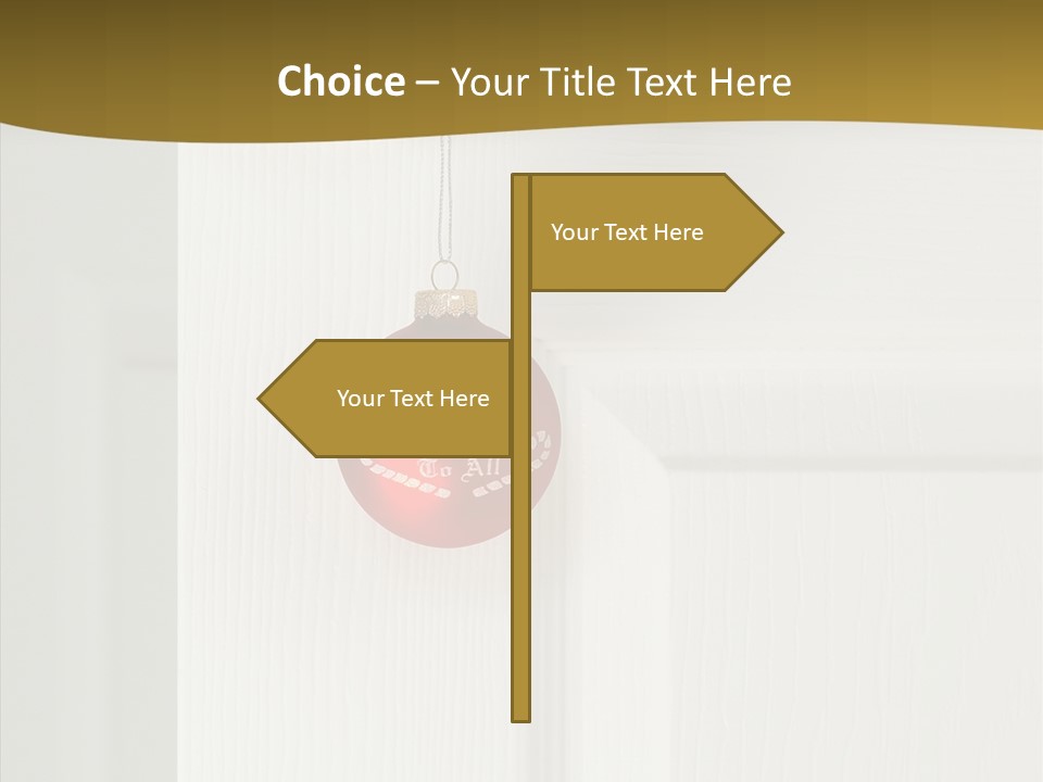 Tree Inside Gift PowerPoint Template