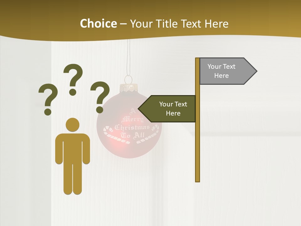 Tree Inside Gift PowerPoint Template