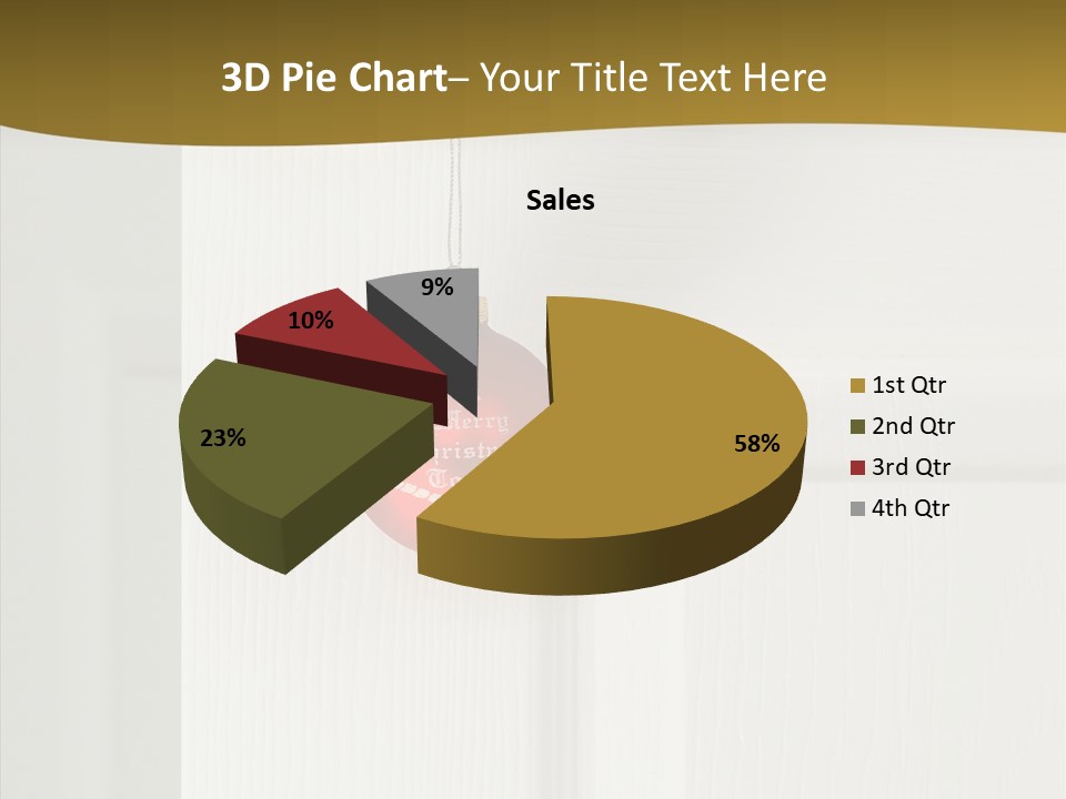 Tree Inside Gift PowerPoint Template