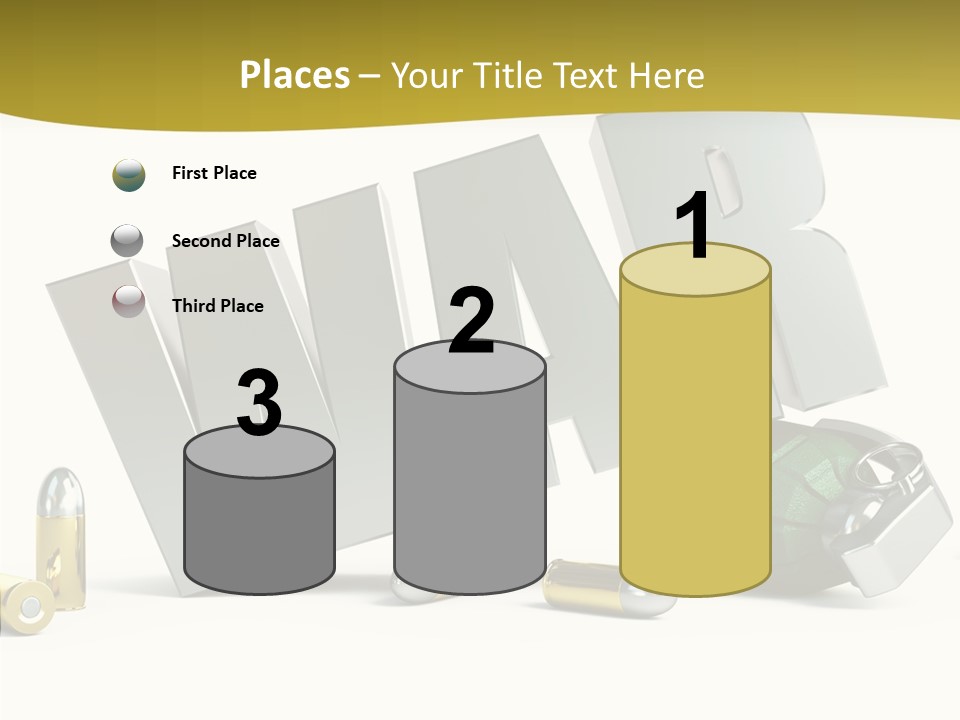 White Equipment Objects PowerPoint Template