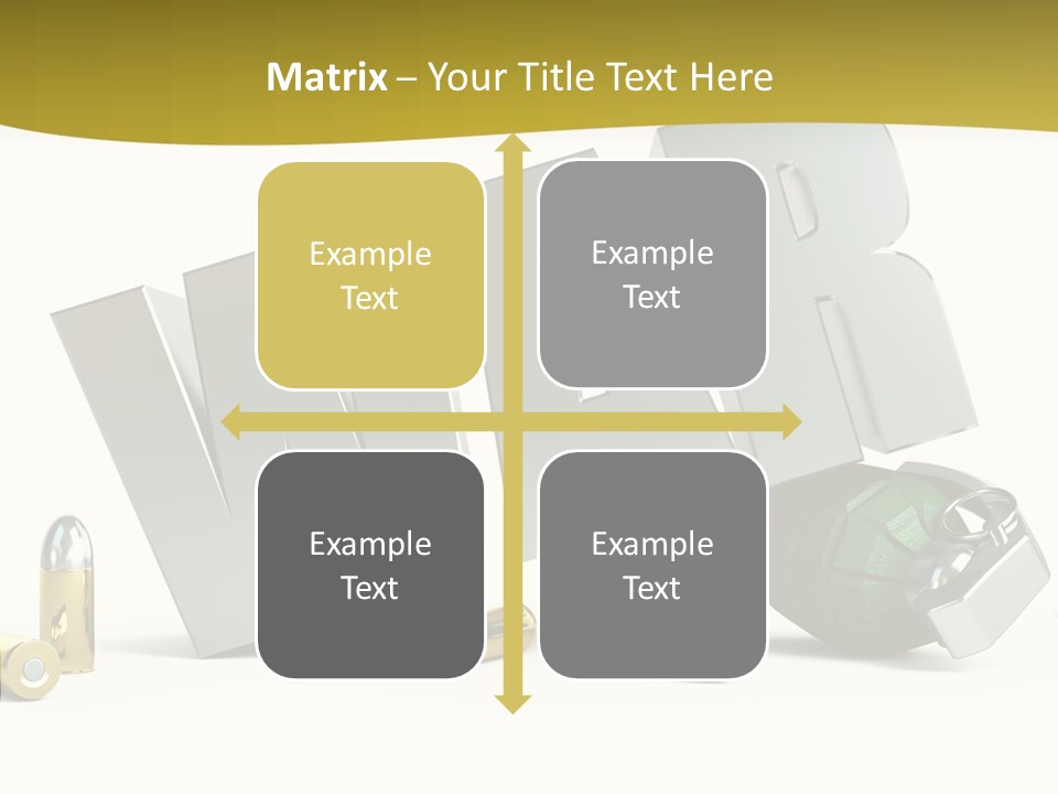 White Equipment Objects PowerPoint Template