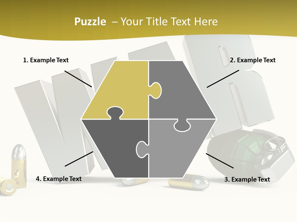 White Equipment Objects PowerPoint Template