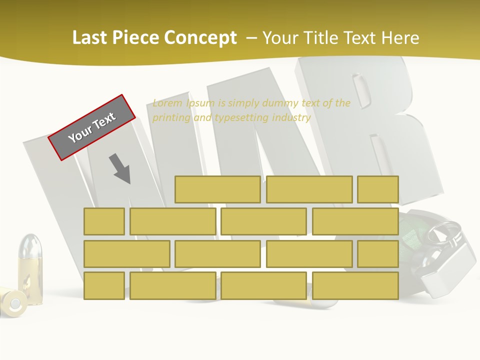 White Equipment Objects PowerPoint Template