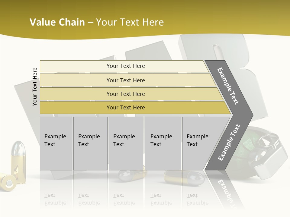 White Equipment Objects PowerPoint Template