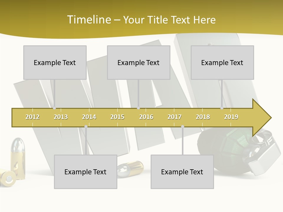 White Equipment Objects PowerPoint Template