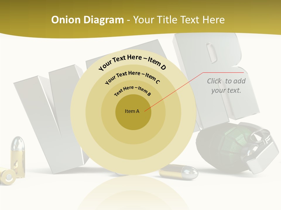 White Equipment Objects PowerPoint Template