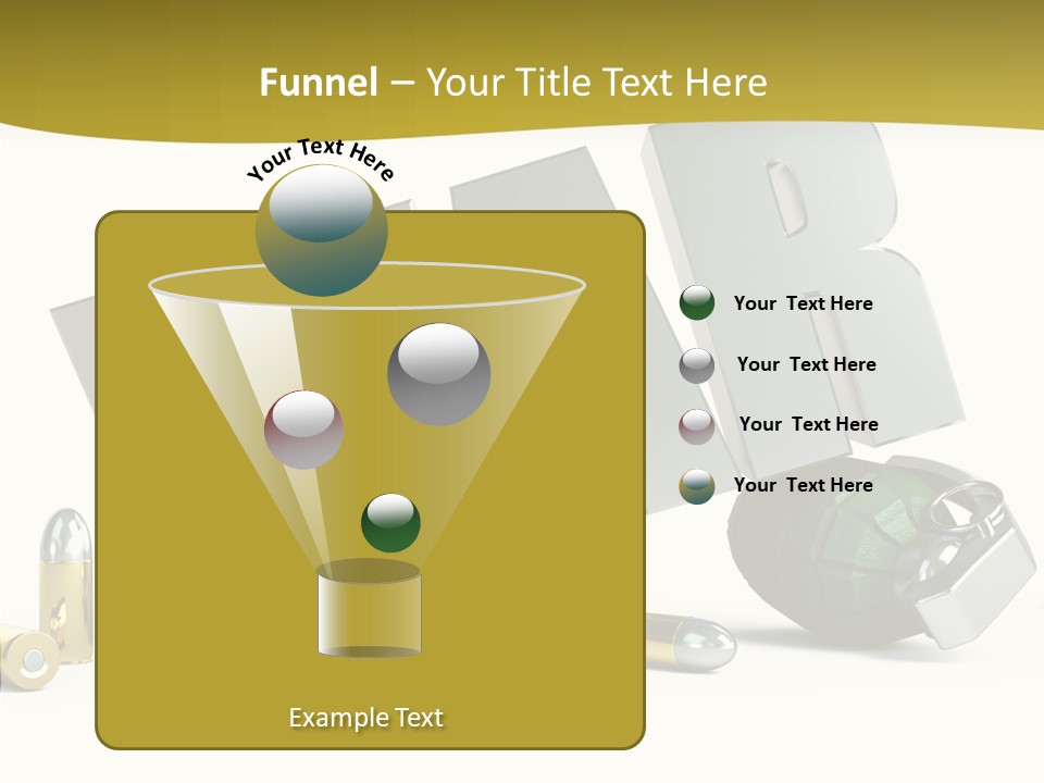 White Equipment Objects PowerPoint Template