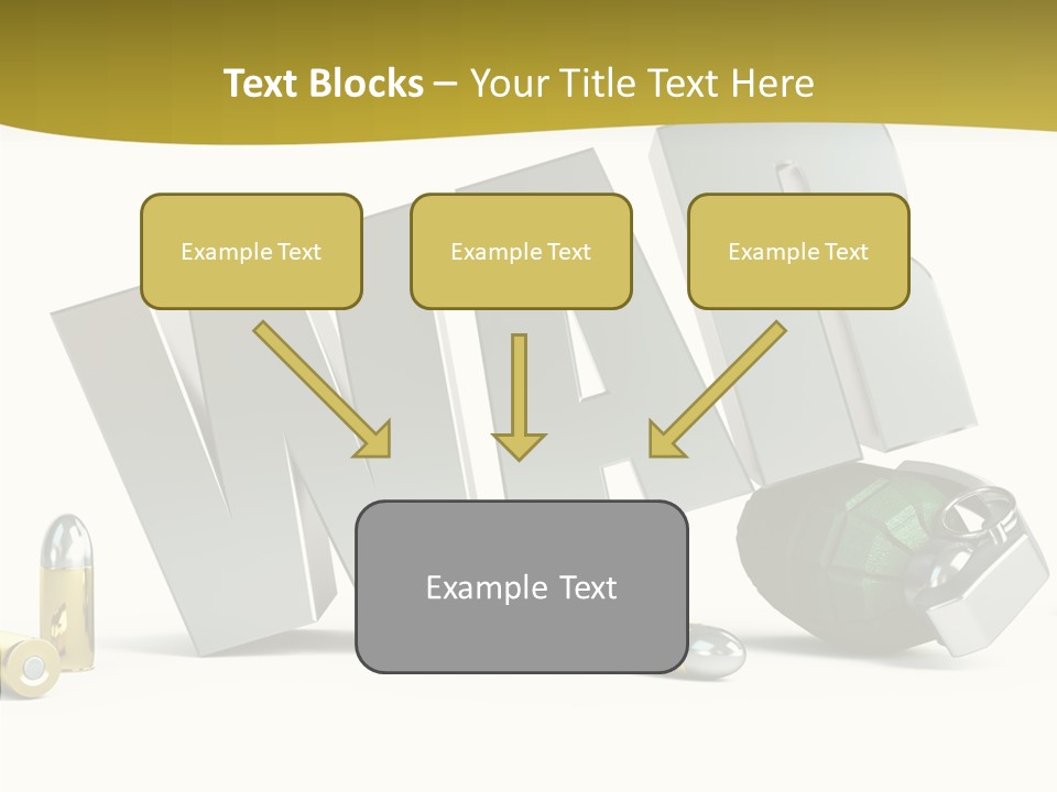 White Equipment Objects PowerPoint Template